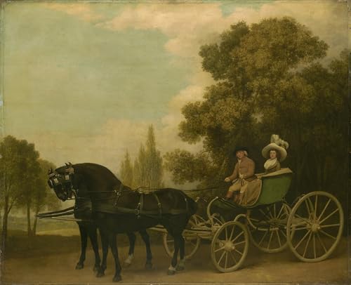 Tableau George Stubbs impression sur toile lin de qualité musée