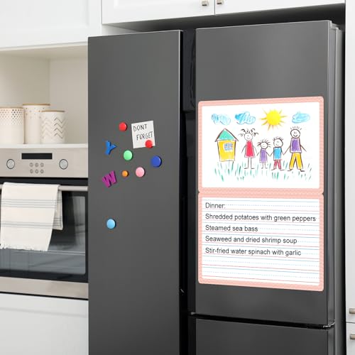 Papier ligné magnétique effaçable à sec format jumbo pour l'école et le bureau