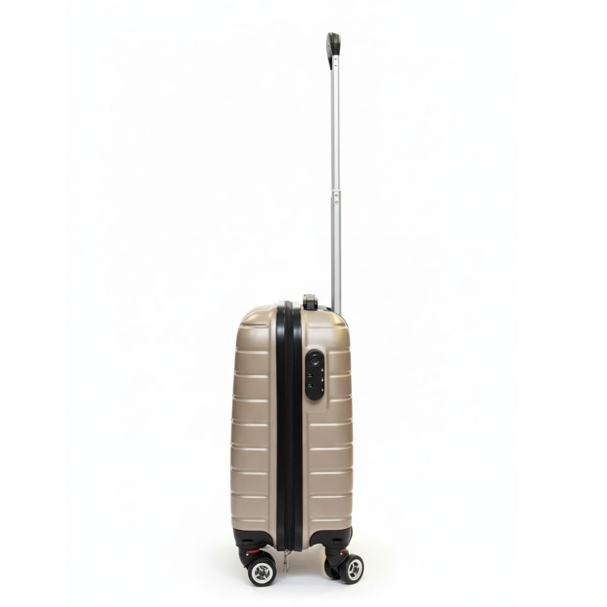 LBF EASY TRIP Bagaglio a Mano Ryanair 40x30x20 cm Ruote Removibili (Rosa Champagne)