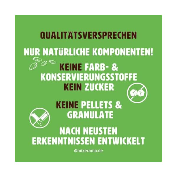 Mixerama Grassamen & Blüten - Ergänzung zum Futter für Ratten Mäuse Zwerghamster und Sittiche – Bild 7