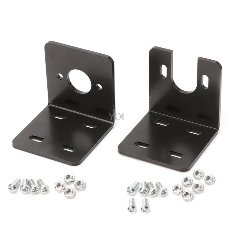 775 Motor Base Electroplating Fixed Mounting Base Machine Seat Support Bracket - (Speed(RPM): 6Nuts 6Screws)