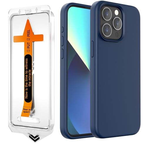 Coque antichoc iPhone 15 Pro avec protection écran et boîte d'installation anti-poussière