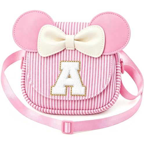 Personalized Initial Crossbody Purse for Girls Age 3-7 – Birthday Gift & Toddler Sling Bag