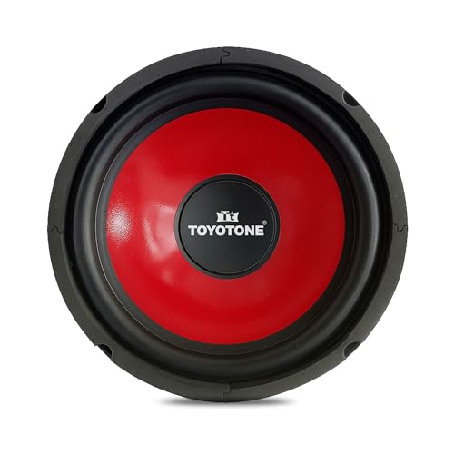 Image of 8 inch Inch HI-FI Woofer Speaker | Rainbow Deluxe Series | Copper Coil of 4 Ohms | Water Proof Coated Paper Cone with Rubber Surround | 120x20 Magnet | 100 Watt for Car and Home Audio System