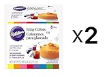 wilton candy melts color mixing chart 1/2 oz frascos Wilton Set Of 8 Icing Colors Cake Decorating Fondant & Frosting 1/2oz (2-Pack)