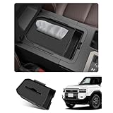 SKTU トヨタ ランドクルーザー 250 専用 コンソールボックス 【二層収納】 ティッシュ隠し インナートレイ 小物収納 アクセサリー ABS素材 防塵 防キズ 滑り止め ガタガタ音なし 車内整理 カスタムパーツ 2層