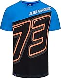 Producto oficial. Pritelli 1832001/XL Alex Marquez 73 Moto GP Panel Logo Camiseta Oficial 2018, Multicolor, XL