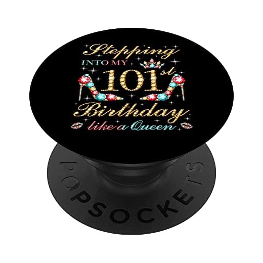 Entrando en mi cumpleaños número 101 como una fiesta de cumpleaños Queen Boss PopSockets PopGrip Intercambiable