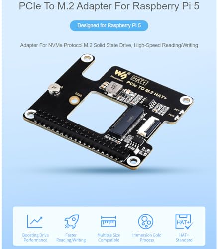 WaveShare PCie To M.2 Adapter for Raspberry Pi 5 の商品画像 1