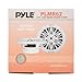 Pyle 6.5 Inch Dual Marine Speakers - 2 Way Waterproof and Weather Resistant Outdoor Audio Stereo Sound System with 200 Watt Power, Poly Carbon Cone and Butyl Rubber Surround - 1 Pair (White)