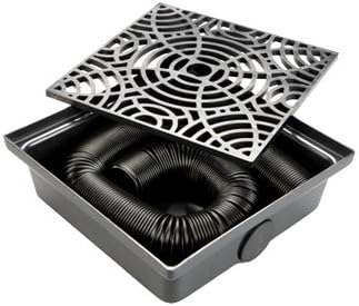 StealthDrain 4700 Low Profile Catch Basin, Black - Quantity 33