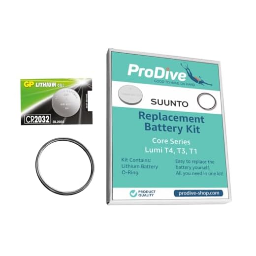 Battery KIt kompatibel für Suunto Core Lumi T4 T3 T1 (Nicht Passend für Core Ultimate Black und T6C)
