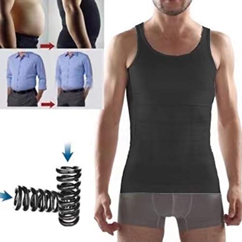 Camiseta masculina de emagrecimento Body Shaper Camisas de compressão para homens Camiseta slim cole