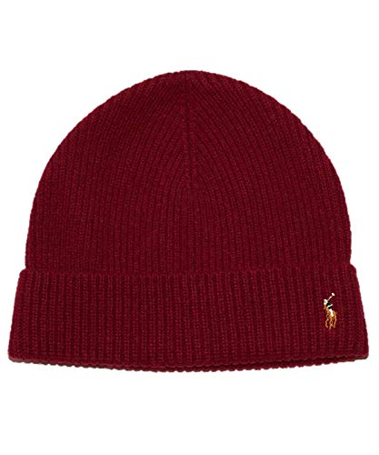 Polo Ralph Lauren Signature Merino Wool Beanie - Nomadic Red