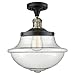 Innovations 517-1CH-BAB-G544-LED Large Oxford 1 Light Semi-Flush Mount Part of The Franklin Restoration Collection, Black Antique Brass