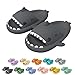 Shark Slippers,Cloud Shark Sliders Slippers,Unisex Shark Slippers Slides,Shark Cloud Slipper, EVA Open Toe Soft Slippers,Bathroom Pool Shower Anti-Slip Shoes For Kids And Aldult Indoor & Outdoor