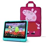 Amazon Fire HD 8 Kids Pro tablet (newest gen), ages 6–12 | 8' HD screen, parental controls, 13-hr battery, 32 GB+ Peppa Pig Carrying Case for Amazon Kids Tablets