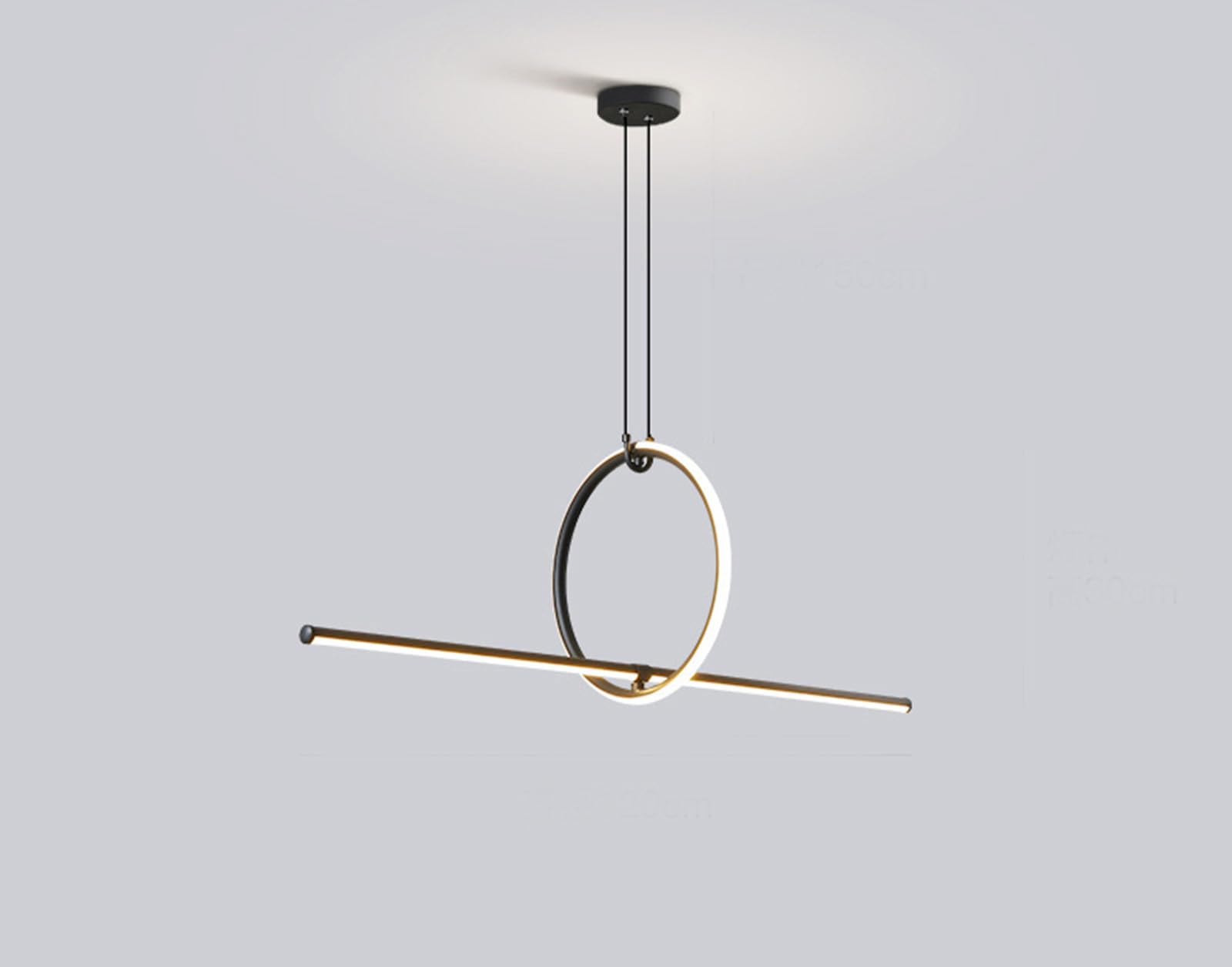 Lustre de luxe pour salle à manger moderne, idéal pour créer une ambiance chaleureuse