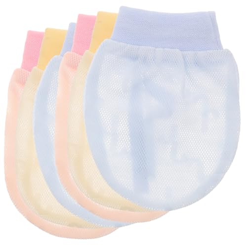 3 Pairs Gloves No Scratch Mittens for Newborn Boys Soft Finger Guards to Stop Thumb Breathable and Safe for All Seasons