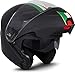 Produktbild Moto Helmets® F19 Venice Black · Motorrad-Helm · Klapp-Helm Modular-Helm Flip-up Integral-Helm Motorrad-Helm Roller-Helm MTB · ECE 22.05 Sonnenvisier Schnellverschluss Tasche XS (53-54cm)