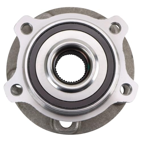 Image of TRQ 2 Piece Wheel Bearing & Hub Assembly Set Compatible with 2019 Volvo S60 2017-2019 S90 V60 2018-2019 V90 V90 Cross Country XC60 2016-2019 XC90