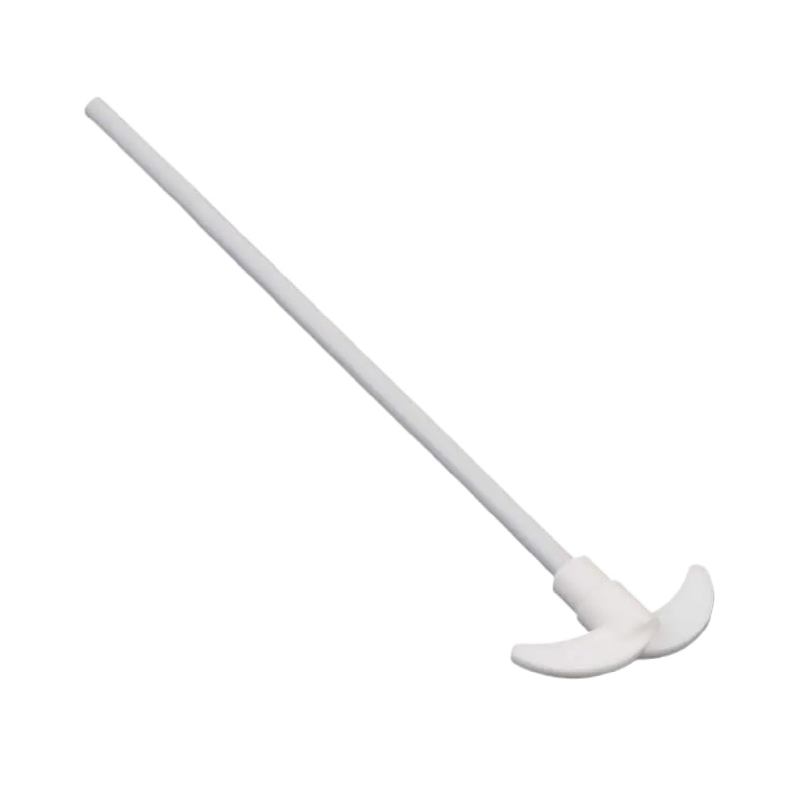 Varilla agitadora de eje agitador de PTFE Agitador eléctrico de acero inoxidable recubierto PTFE, varilla agitadora eje, suministros utensilios laboratorio(500mmx100mm)