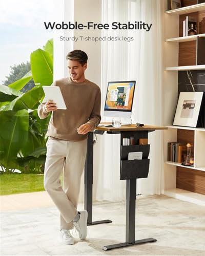 Image of Marsail Standing Desk,Home Office Adjustable Heights Table,Stand Up Desk,63x24 Desktop Sit Stand Gaming Computer Deskfor Study,Writing with 4 Memory Presets,Headphone Hook,Cable Organizer,White
