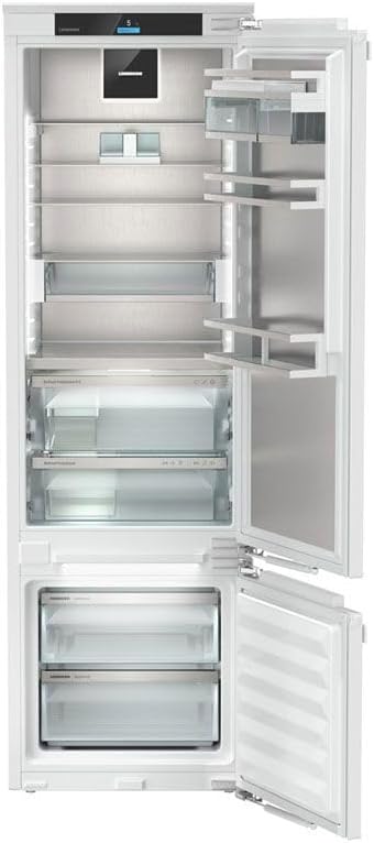Peak ICbc 5182 254 Litre Capacity 80/20 Split Bio Fresh Smart Frost Bio Fresh Built in Integrated Fridge Freezer - White - C Rated - 178cm High - 56cm Wide - 55cm Depth