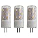 Produktbild 3x Stück - G6.35/ GX6.35 LED 5 Watt warmweiß 2800K A++ 12V~ AC/DC Wechselspannung 360° Stiftsockel Leuchtmittel Lampensockel Spot Halogenersatz Halogen Lampe nicht dimmbar (G6.35/ GX6.35)