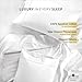 Bluemoon Homes 1000 Thread Count Egyptian Cotton Sheets Full Size 4 Piece Sheet Set - All Around Elastic 18