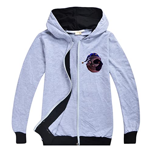 Unisex Boys Girls Sundrop & Moondrop Graphic Jacket Full Zip Hoodie,Lightweight Coat Outerwear for Kids2