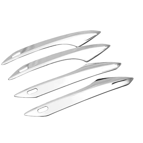 �h�A�n���h���J�o�[ 304�X�e�����X�X�`�[���� 4�Z�b�g �h�A�n���h���J�o�[�g���� �V���o�[ ���N�T�X�p RX350 RX300 RX450h RX200t NX200t NX300 NX300h�p 2018�p