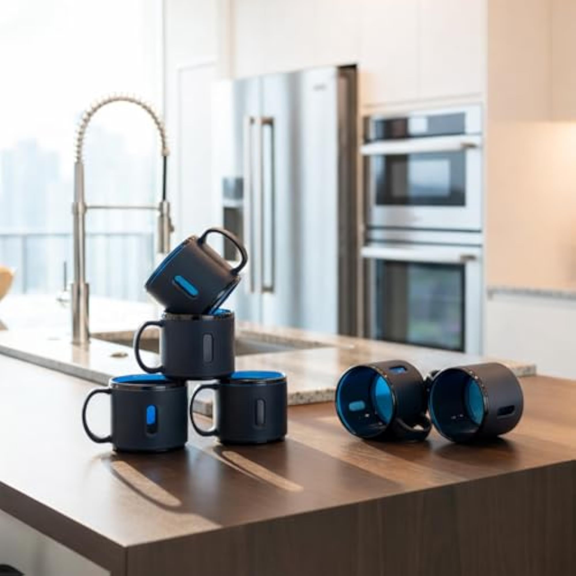 Square Shape Tea Cup Set, 150 ML