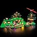 GEAMENT Oświetlenie LED Kompatybilne z LEGO Władca pierścieni: Shire™ Icons 10354 Model do Składania Klocków (Zestaw Modeli Niezawarty)