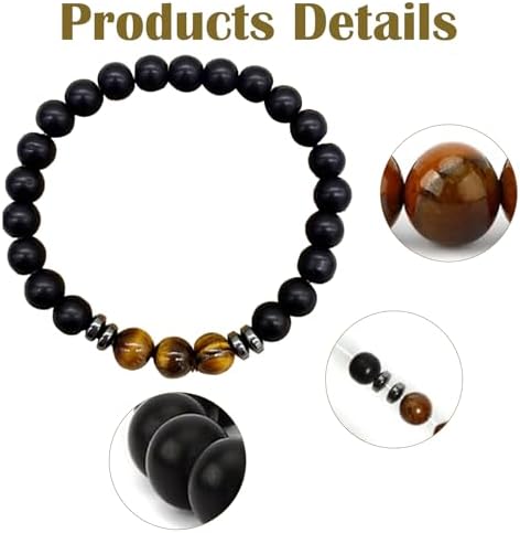 Pulsera de Turmalina para Hombre Chakras 41R0CZt34XL. AC SR38. SL1000