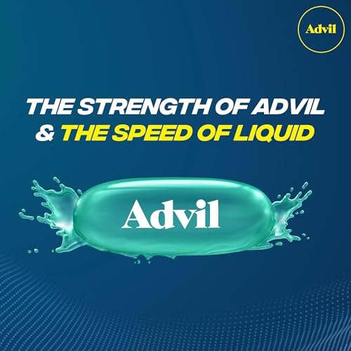 Image of Advil Liqui-Gels, Ibuprofen 200mg, Pain Relief, 80 Capsules | Relieves Headaches, Back Pain and Menstrual Pain, Reduces Fever, Fast Absorbing Liqui-Gels, 80 Count