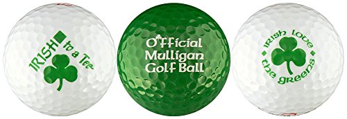 Golf Ball Gift Set Irish Mulligan EnjoyLife set de balles de golf