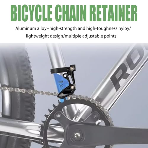1 PCS Lexziuo Bicycle Single-Disc Chain Guide Kit, Adjustable Clamp, Wear-Resistant, Black Mountain Bike Chain Stabilizer Protector for Various Road & Mountain Bikes by Lexziuo - Used condition - Image 6