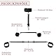 BDSMAGE Spreizstange Fesselstange Bondage Handschellen Fußfesseln mit Halskragen, Spreizstange-Bondage-Sexspielzeug Für Fesseln sex, BDSM Fetich Sex spielzeug Bondage Set