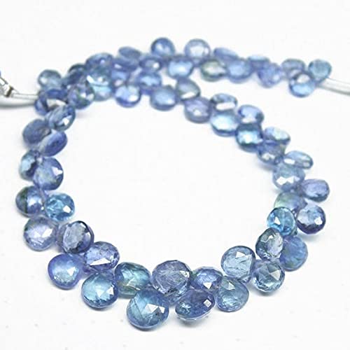 Tanzanite naturelle taillée en cœur LKBEADS, pierres précieuses haut de gamme pour bijoux fins