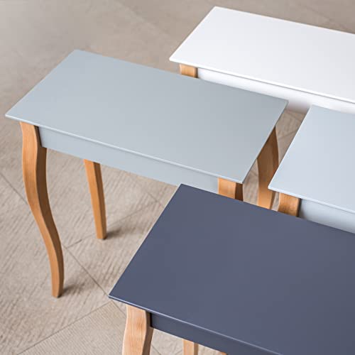 RAGABA LILLO Konsolentisch Wandtisch Telefontisch - FSC® Holz - Cabriole Beine - 85 cm Breit x 35 cm Tief x 75 cm Höhe