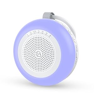 Portable Sound Machine for Baby,LEICEX White Noise Machine,33 Soothing Sound 10 Colors Night Light Sleep Machine for Baby Kids,Timer and Memory, Travel Sound Machine for Sleep Office Privacy Travel