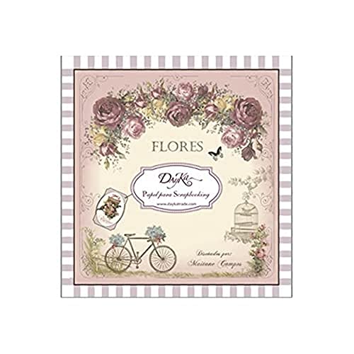 Dayka Trade Pad Dayka Fleurs 20 x 20 cm Cover