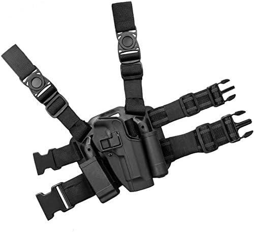 Fondina Beretta 92 Drop Leg, CQC Serpa Gamba Destra Drop Coscia Pistola Holster Magazine e Custodia Torcia per Beretta 92 96 M9 M92
