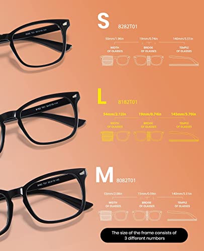 Image of Cyxus Blue Light Glasses Men Women Reduce Eye Strain UV400 Protection 8082