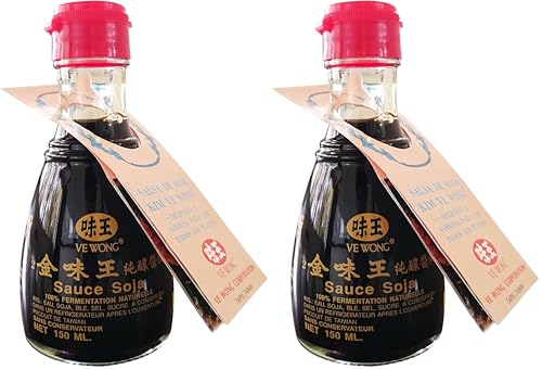 Kim Ve Wong Salsa Soja Frasco, 150ml (Paquete de 2)