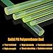 Polyurethane Solid Round Rod 500mm Length, Ø2-50mm Diameter, Highly Flexible Urethane PU Bar, Shock-Absorbing Seals, Durable Rubber Rods, Plastic Rod for Industrial Machinery, Home(4 * 500mm(4pcs))