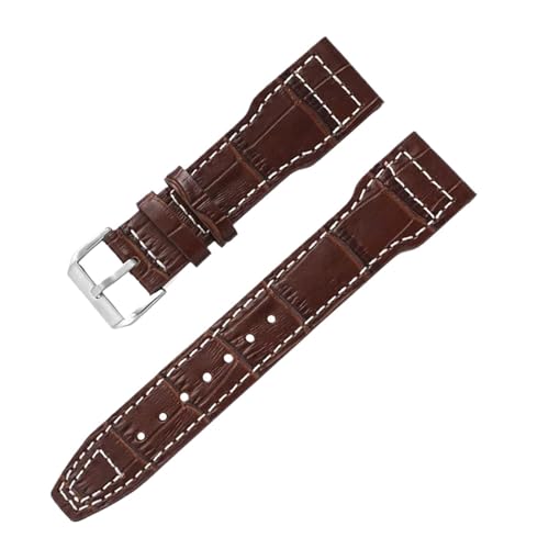 [Aocghfyer] 20mm 21mm 22mm ���v�X�g���b�v �u���X���b�g ���v�A�N�Z�T���[(BamBoo-Brown White,22mm)