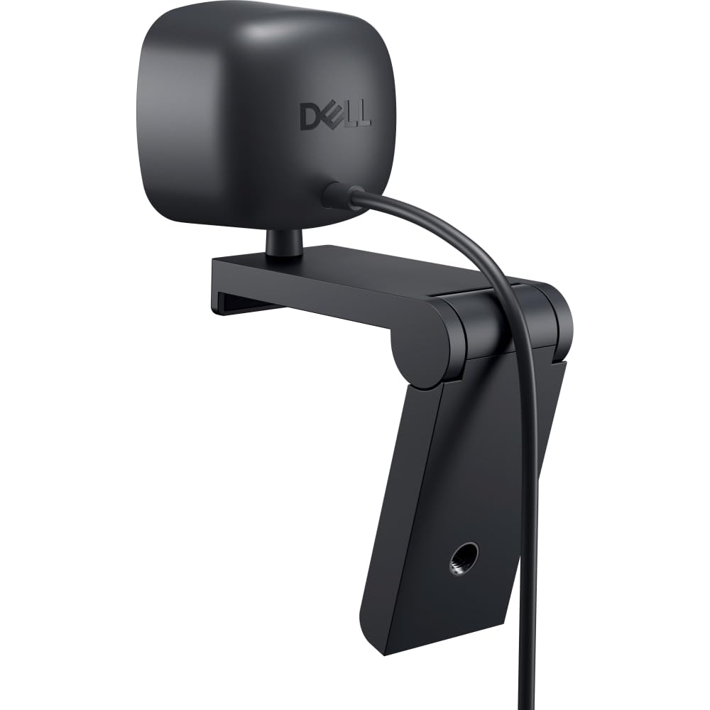 Dell Cámara Web WB3023-2K QHD/FHD/HD, Sensor Sony, Apertura f2.0, detección Facial, micrófono de reducción de Ruido, Zoom HD 2X, USB-A, Microsoft Teams/Zoom Certificado, Color Negro