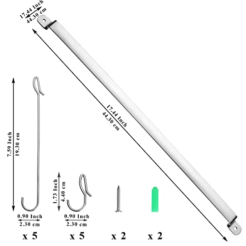 Evanda Coffee Mug Holder, Mug Holder Wall Rack, For Kitchen Dining Room, Wall Mounted Kitchen Rail With 5 Long Hooks And 5 Short Hooks. #TOP1